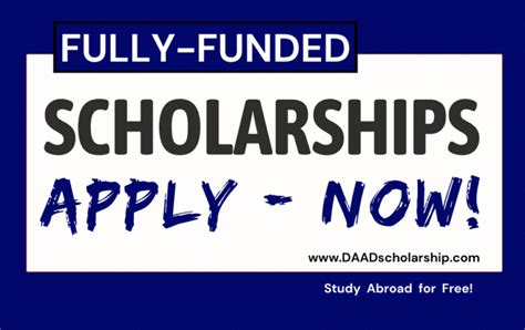 Fully Funded Scholarships To Study Abroad For Free Daad