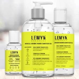 Free Lemyn Organics Hand Sanitizer VonBeau