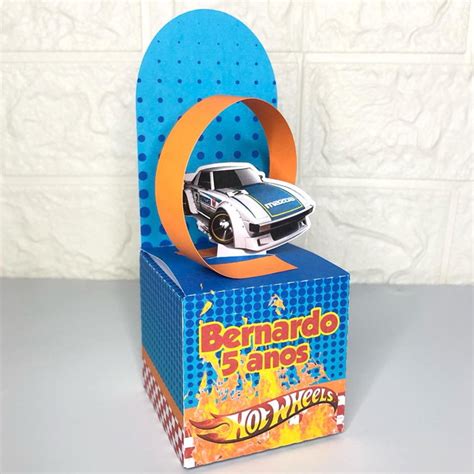 Kit Festa Lembrancinha 30 Personalizados Hot Wheels Elo7