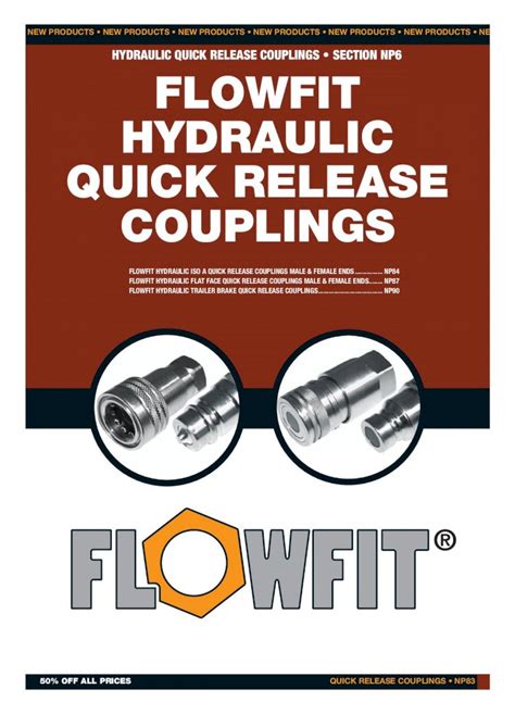 PDF Hydraulic QuicK RElEaSE COuPliNGS SECTION NP6 FLOWFIT S 491