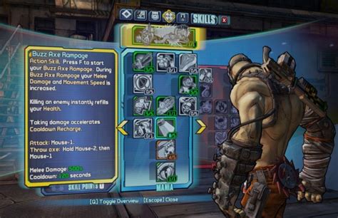 Borderlands Does Throwing Krieg The Psycho S Axe When Buzz Axe