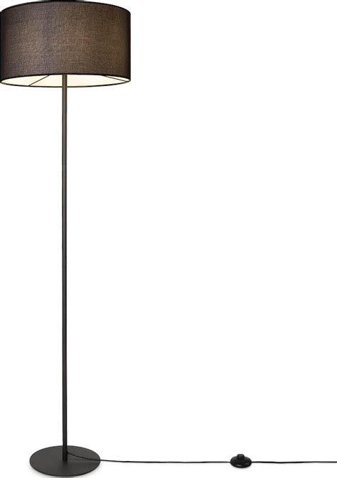 Paco Home Stehlampe Luca Canvas Uni Color Leuchtmittel E Ohne