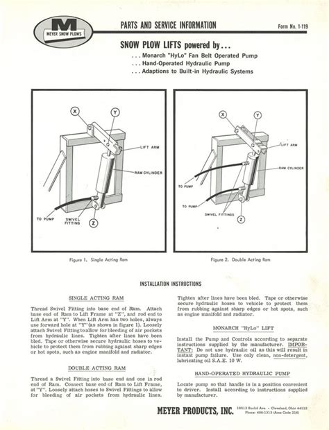 More 1960s Meyer Snow Plow Installation/Instructions | eWillys