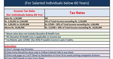 Income Tax Calculator For Fy 2019 2020 Po Tools