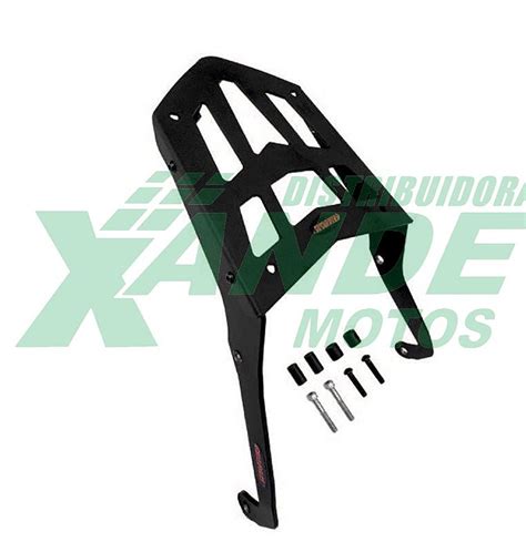 BAGAGEIRO XT 660 R PARA SUPORTE DE BAULETO PRETO FOSCO CHAPAM