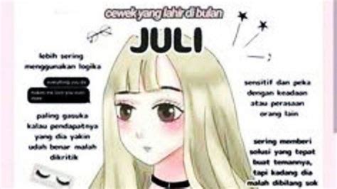 Inilah 10 Sifat Istimewa Orang Yang Lahir Di Bulan Juli Cocok