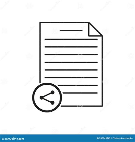 Showing Text Context Icon Vector Illustration Stock Image Stock