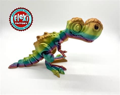 3d Printed Articulating Flexible Dinosaur T Rex Sensory Toy Gadget