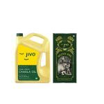 Buy Jivo Canola Cold Press Edible Oil 5 Litre With Jivo Extra Virgin