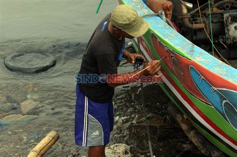 FOTO Derita Nelayan Tambak Lorok Semarang Terdampak Covid 19 Dan