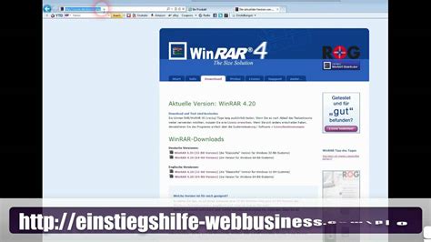 Dateien Entpacken Mit Winrar Oder 7 Zip Avi YouTube