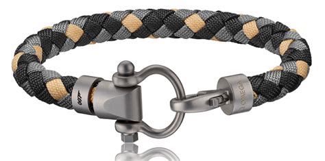 Omega Aqua Sailing Bracelet 007 Edition Titanium & Braided Nylon ...