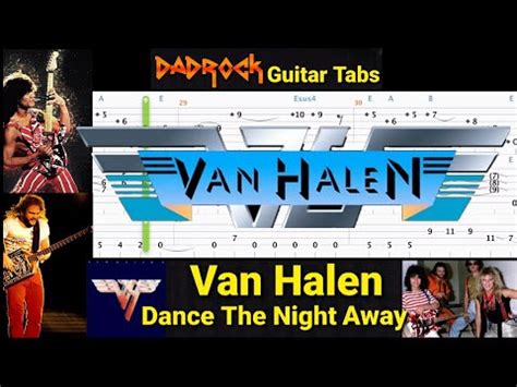 Dance The Night Away Van Halen Guitar Bass Tabs Lesson Youtube