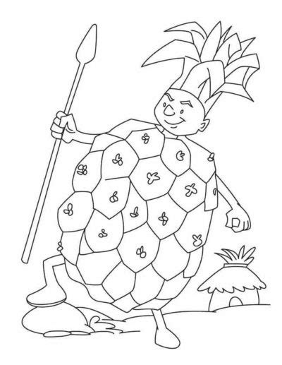 Coloriage Ananas Imprimer