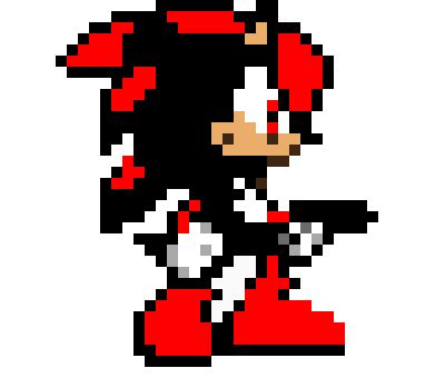 Shadow The Hedgehog Pixel Art Shadow The Hedgehog Pixel Art By Candy Images