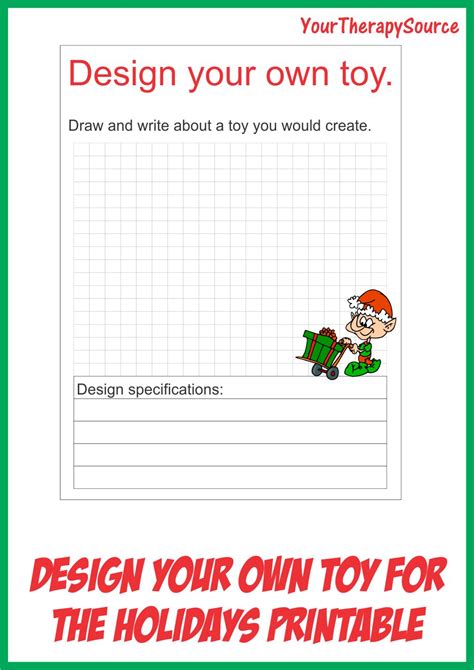 Design A Toy Worksheets