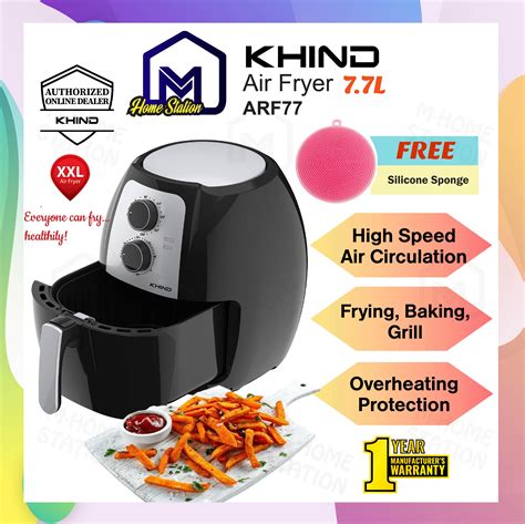 Khind L Large Big Capacity Healthy Air Fryer Arf Or L Digital