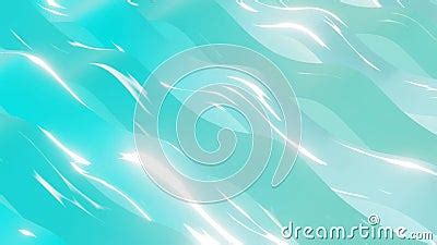 3D Cartoon Abstract Waves Background Animation Intro Seamless Loop