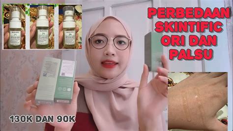 PERBEDAAN SKINTIFIC ORI DAN PALSU Acne Serum Banyak Yang Salah Beli