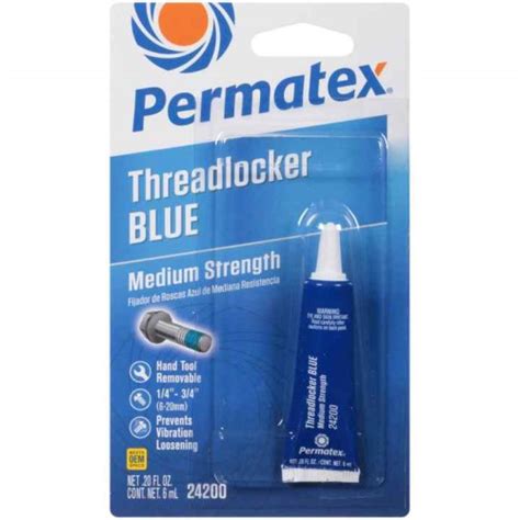 Dealershop Permatex Medium Strength Threadlocker Blue Ml