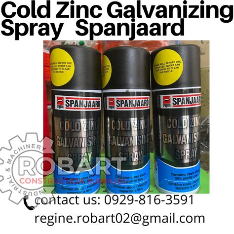 Cold Zinc Galvanizing Spray Brand Spanjaard Commercial Industrial