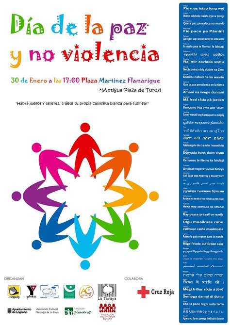 Educándonos Día de la Paz y la No violencia