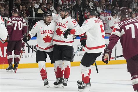 Championnat Mondial De Hockey Le Canada Blanchit La Lettonie La