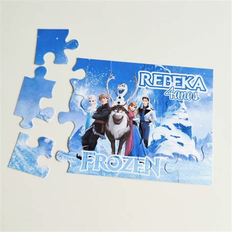 Kit Pe As De Quebra Cabe A Personalizado Frozen Elo