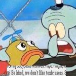 squidward tos scare meme generator imgflip