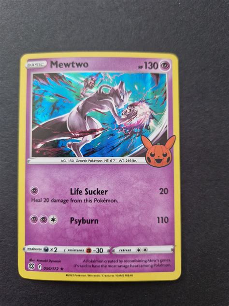 Mewtwo Med Halloween Stamp Holo Pokemon K P P Tradera