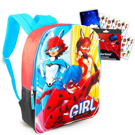 Buy Miraculous Ladybug Backpack Set Bundle With 15 Miraculous