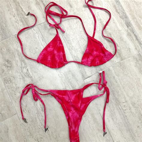 I AM GIA IAMGIA HARLOW PRINT BIKINI BOTTOM Depop