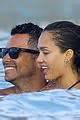 Bikini Clad Jessica Alba Shirtless Cash Warren Kick Off Spring Break