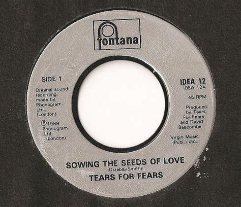 Tears For Fears - Sowing The Seeds Of Love (1989, Jukebox, Vinyl) | Discogs