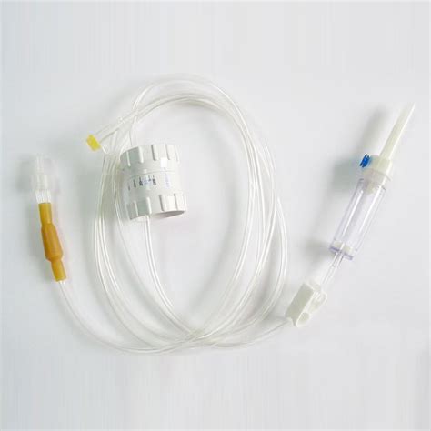 Infusion Set With Dial A Flow Regulator Trans Africa Medicals