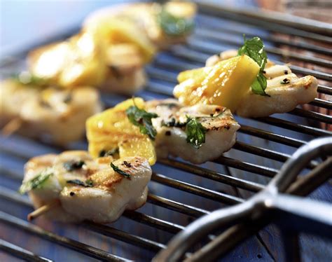 Grilled Monkfish Skewers Recipe Eat Smarter USA