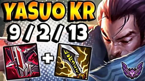 Yasuo Vs Azir MID Lol Korea Master Patch 13 7 YouTube