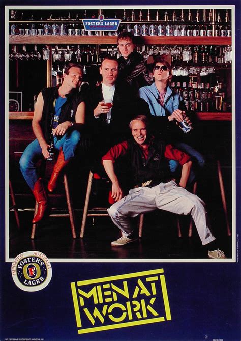 Men at Work Poster, 1983 | Wolfgang's