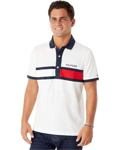 Tommy Hilfiger Custom Fit Polo Shirts For Men Up To 64 Off Lyst