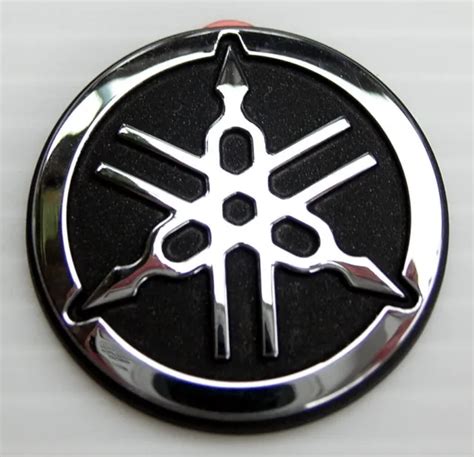 Original Yamaha D Pvc Hartkunststoff Emblem Cm Aufkleber Chrom