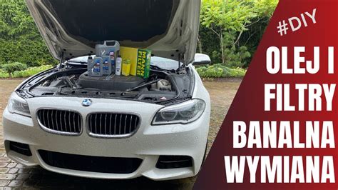 Samodzielna wymiana oleju i filtrów BMW 525D 520D 518D f10 DIY zrób