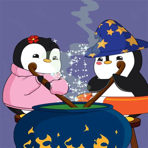 Halloween Cooking By Pudgy Penguins Find Share On Giphy