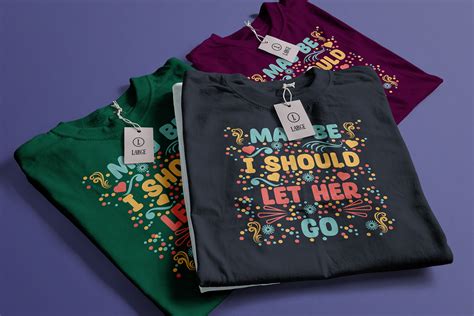 Free mockup with typography tshirt design :: Behance