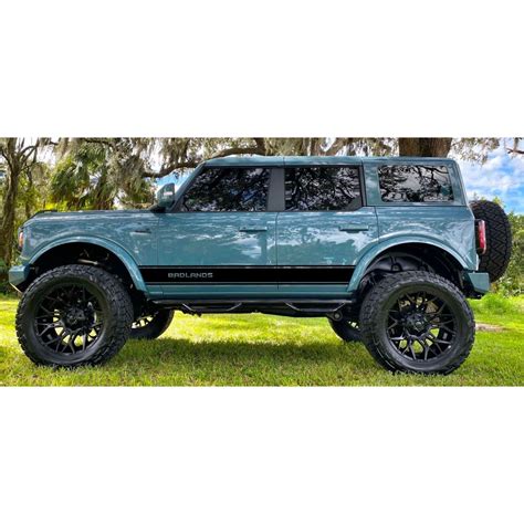 Ford Bronco 2021 2024 Badlands Logo Vinyl Side Decals 4dr Off Road