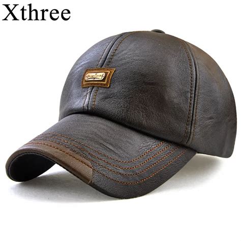 Xthree Gorra De Cuero Sint Tico De Alta Calidad Para Hombre Y Mujer