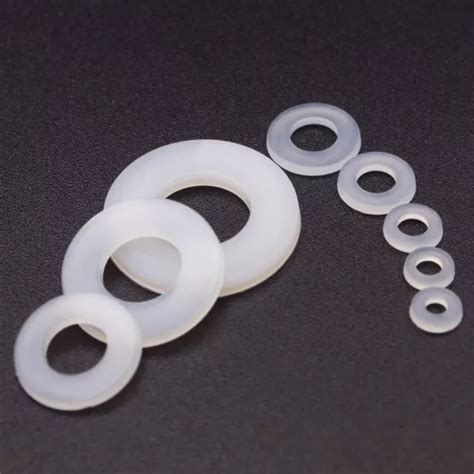 520PCS WHITE NYLON Washers M2 M2 5 M3 M4 M5 M6 M8 M10 Sealing Washers