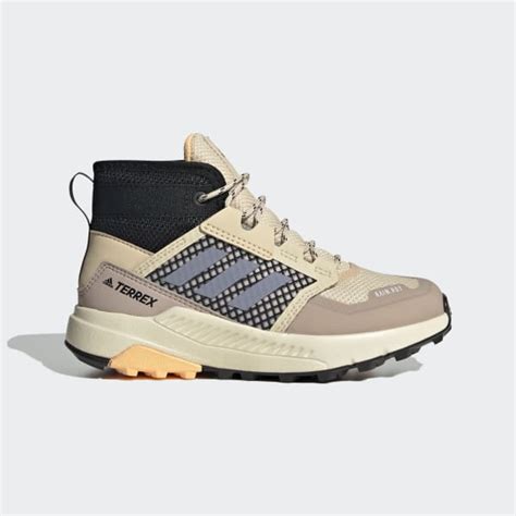 Adidas Terrex Trailmaker Mid Rain Rdy Hiking Shoes Beige Adidas Uk