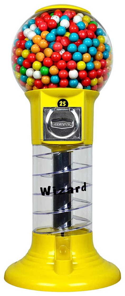 Gumball Machine 27” Set Up For 025 Gumballs 1 Inch Toys In Round