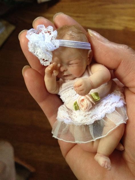 OOAK Polymer Clay Tiny Baby Girl Maggie Soooo Sweet Ooak Baby Girl