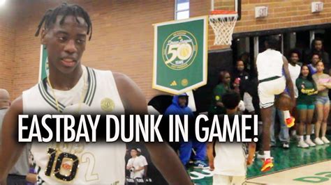 Year Old Aj Dybantsa Eastbay Dunk In Game Snaps For Points Drew